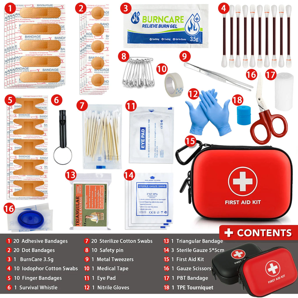 Ultimate Multi-Purpose First Aid Kit - Portable Emergency Medical Bag for Outdoor Adventures, Home Safety, and Camping Essentials