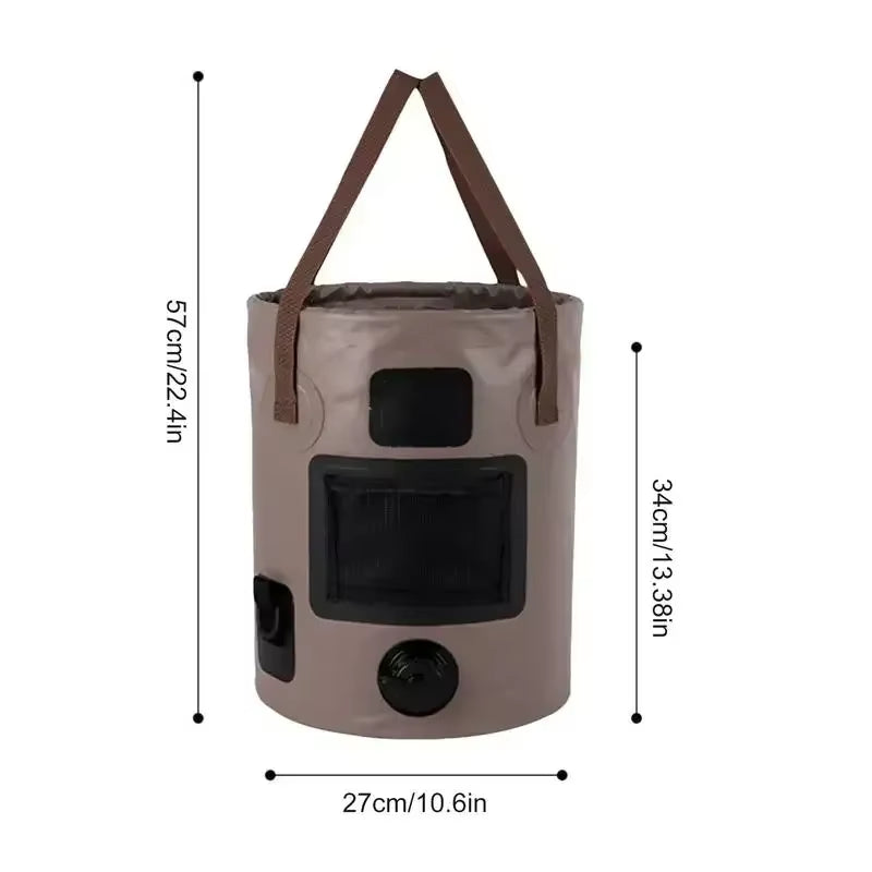 25L Waterproof Foldable Bucket - Your Ultimate Companion for Outdoor Adventures, Fishing Trips, and Water Storage Needs