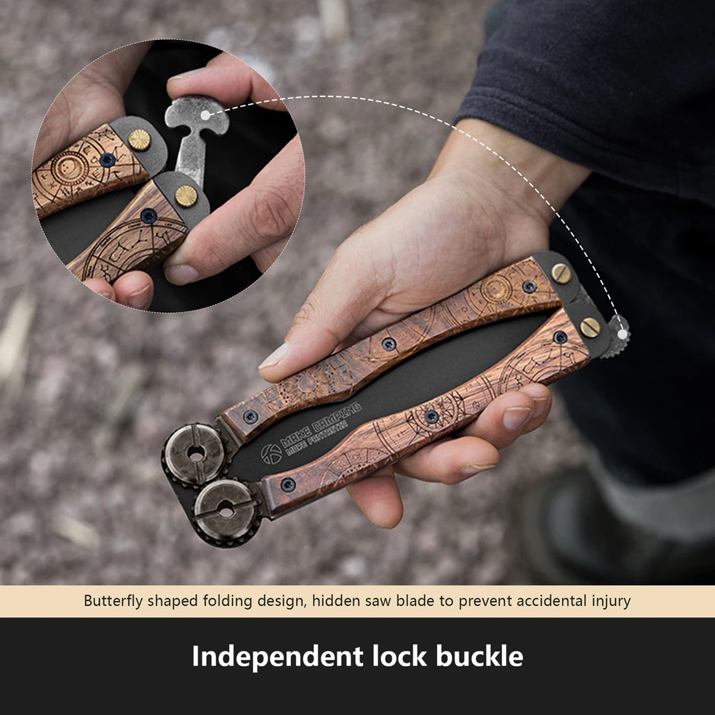 Experience the Ultimate Versatility with the BISINNA Double-Sided Folding Hand Saw - Your Go-To Tool for Camping, Gardening, and Woodworking!