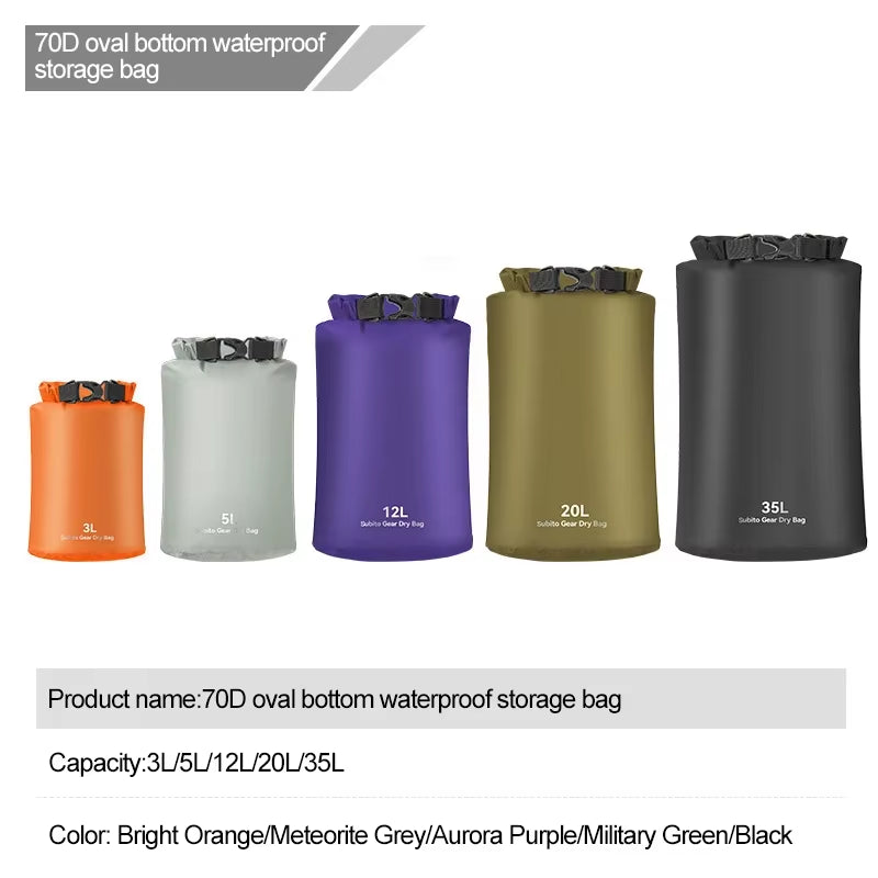 Ultralight Waterproof Dry Bag - Your Ultimate Outdoor Companion for Camping, Boating, Rafting & More (Available in 3L, 5L, 12L, 20L, 35L)