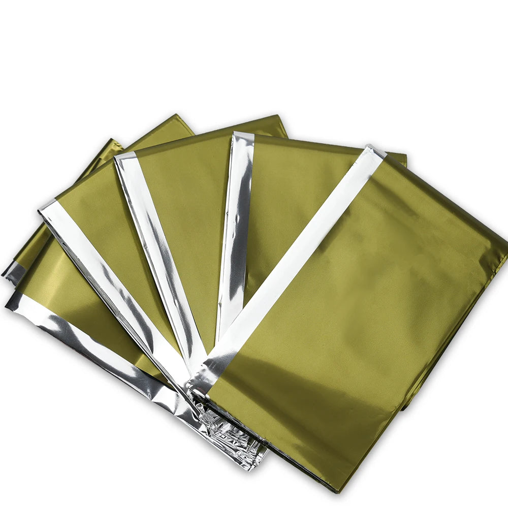 Emergency Survival Blanket - Stay Warm and Safe with Our 210x160cm Thermal Foil for Outdoor Adventures