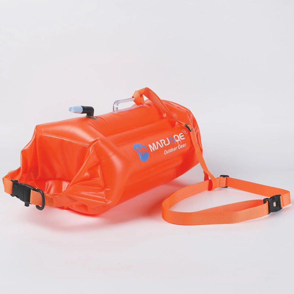 20L Inflatable Swim Buoy - Ultimate Safety Float for Open Water Swimming, Kayaking & More!