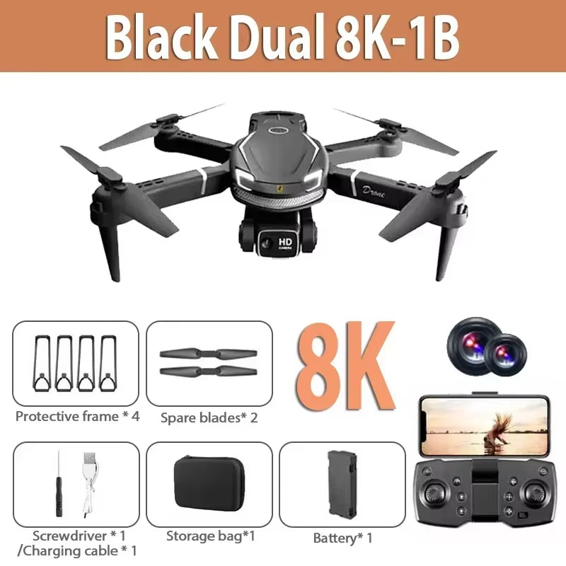 For Xiaomi V88 Drone 8K 5G GPS Professional HD Aerial Photography Remote Control Aircraft HD Dual Camera Quadcopter 4K Drone