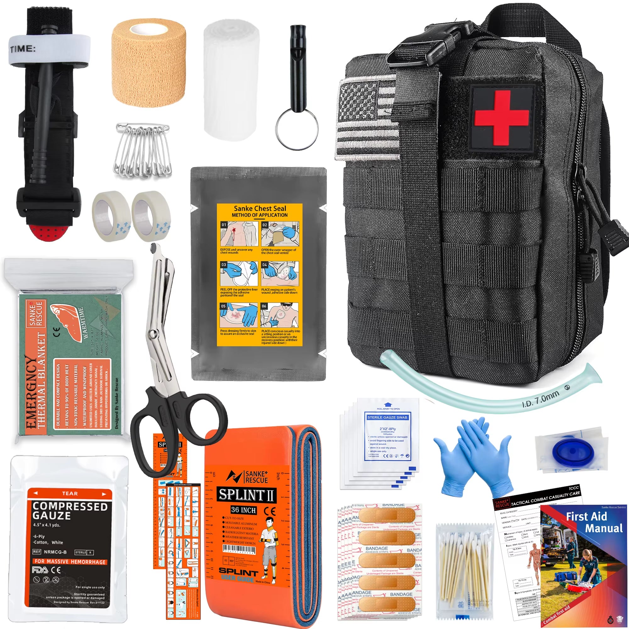 Ultimate Survival Gear: Molle System First Aid Kit for Outdoor Adventures, Hiking, and Emergency Preparedness