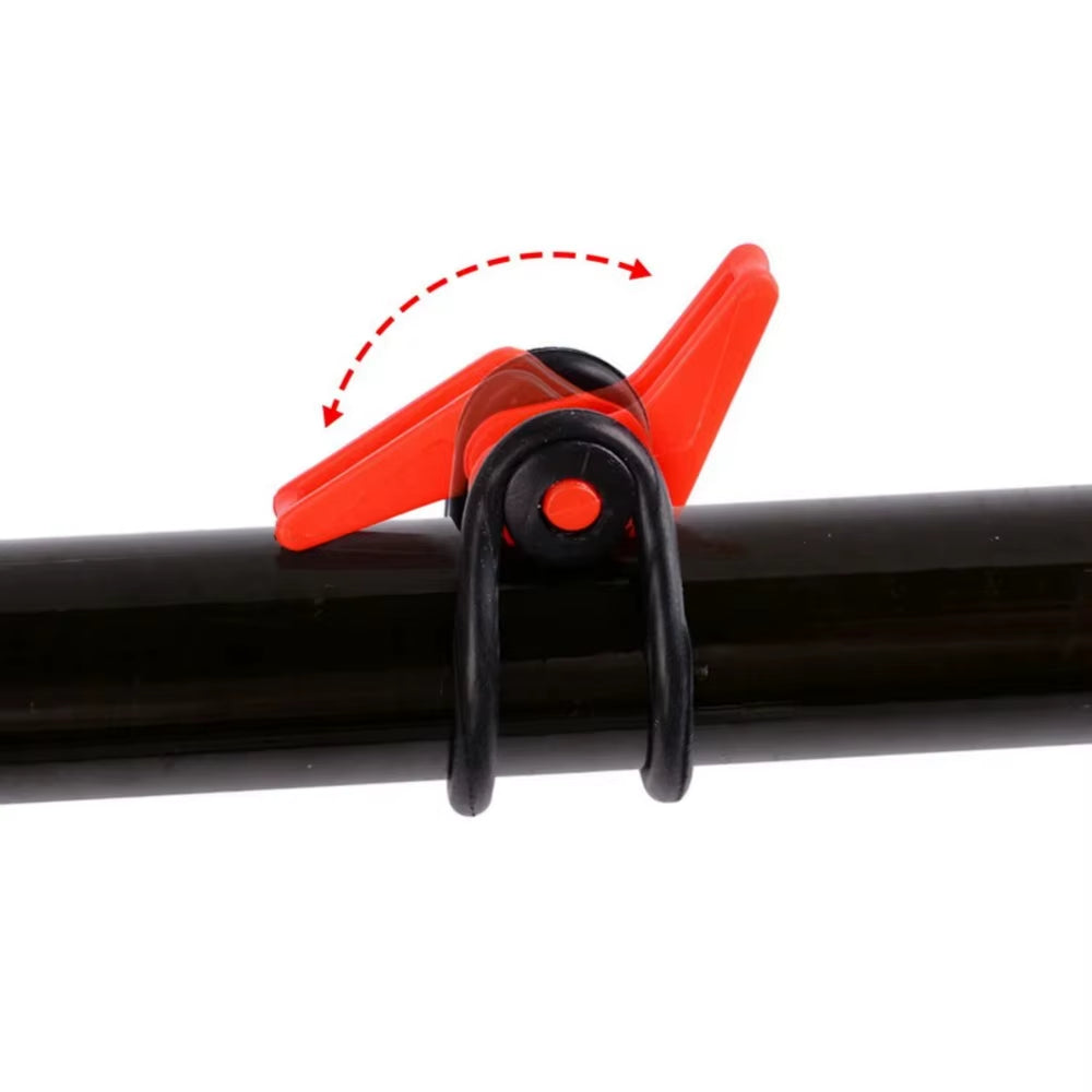 10-Pack Silicone Fishing Rod Hook Keepers - Keep Your Bait and Lures Secure for Effortless Fishing Adventures!