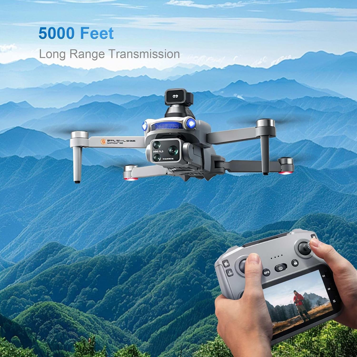 Unleash Your Creativity with the S119 4K GPS Drone - Dual Camera, 50-Minute Flight Time, and Intelligent Obstacle Avoidance for Stunning Aerial Photography