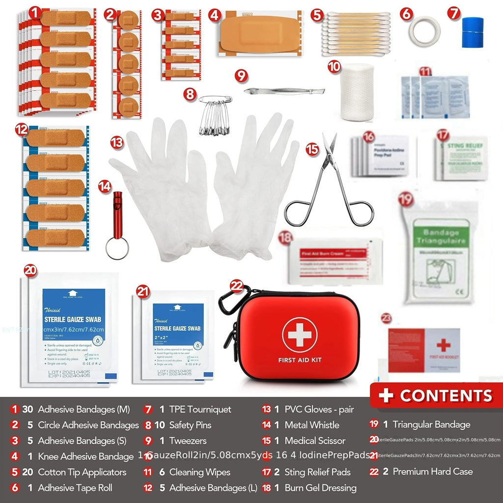 Essential Multi-Purpose First Aid Kit: Your Go-To Portable Medical Solution for Home and Outdoor Adventures