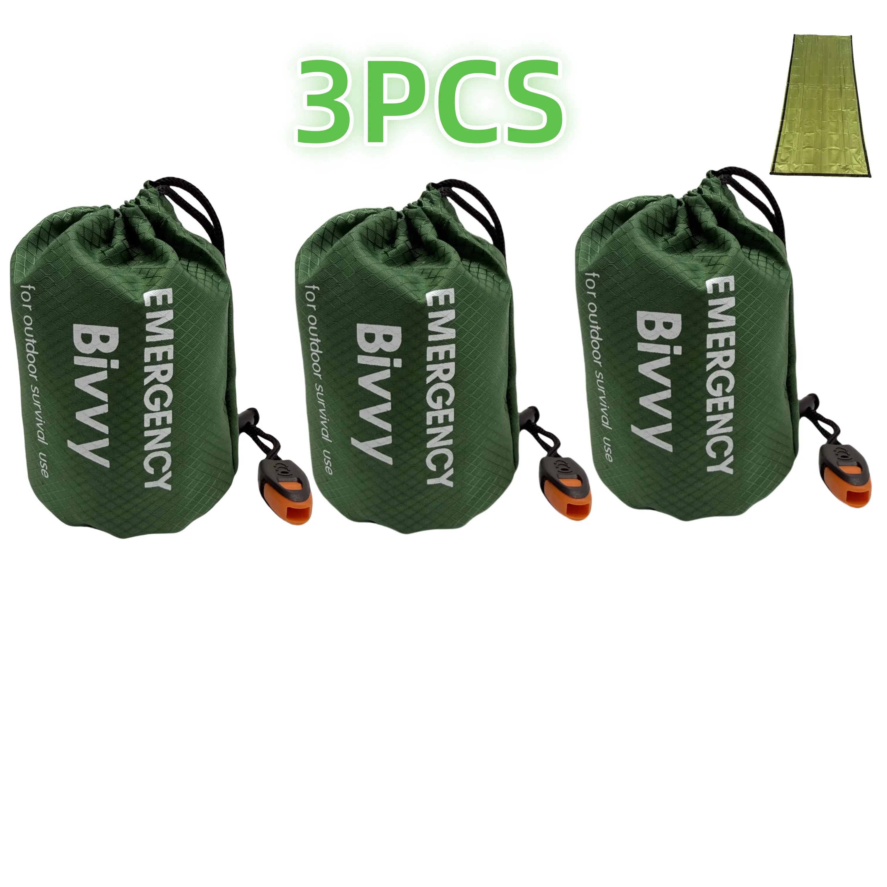 Stay Warm and Safe with Our Ultimate Portable Emergency Sleeping Bag - Waterproof Mylar Thermal Blanket for Your Camping and Hiking Adventures