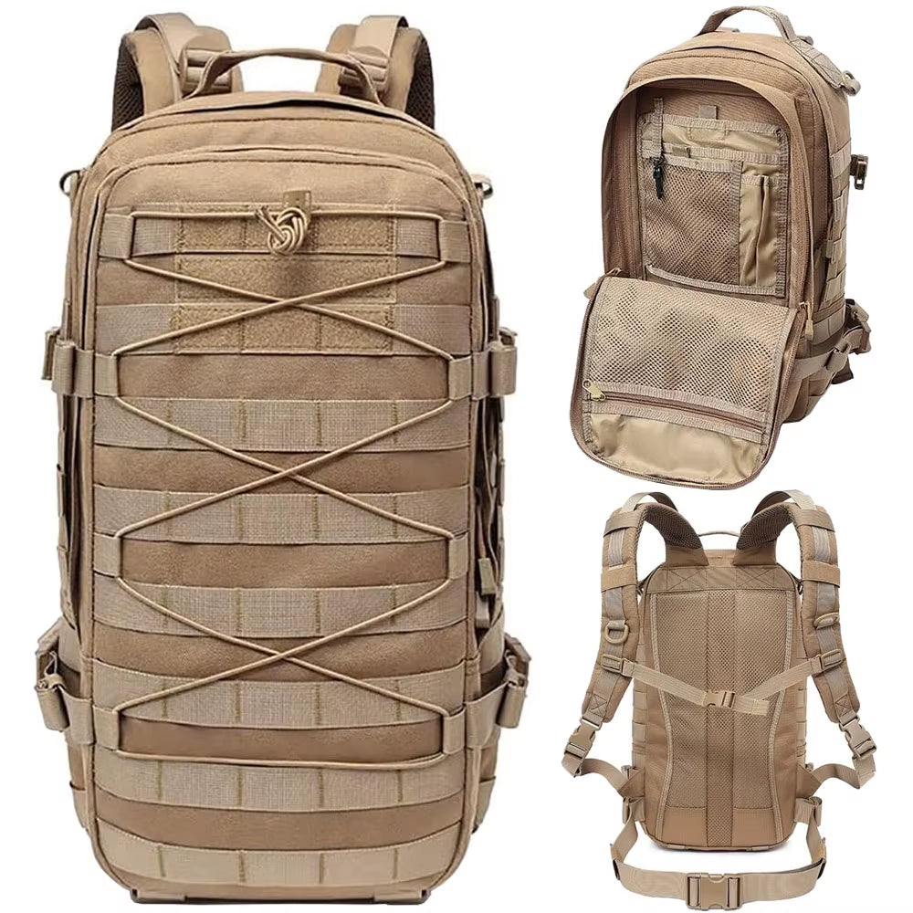 Tactical Backpack Molle EDC Tool Bag Outdoor Sports Mountaineering Hunting Bag Travel Trekking Fishing Multifunctional Backpack