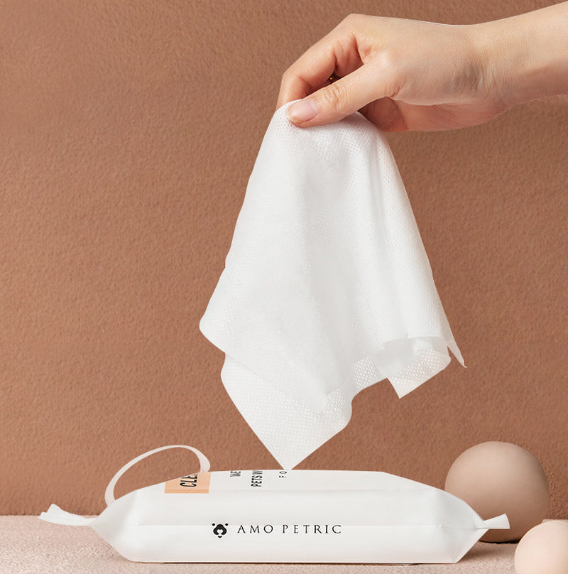 Gentle Pet Wipes for Cats and Dogs - Unscented, Refreshing Clean for Your Furry Friends