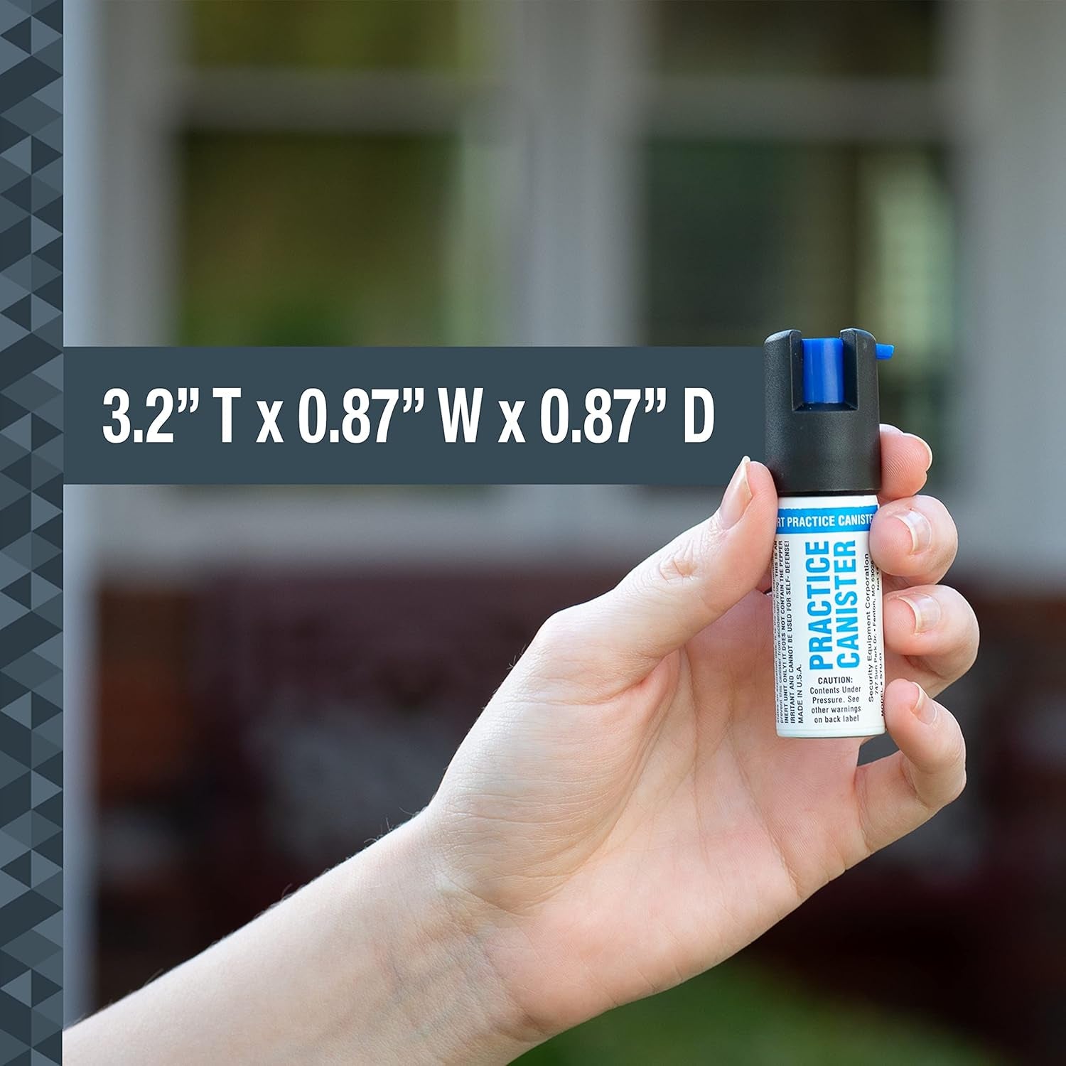 Ultimate 3-in-1 Compact Defense Spray - Max Police Strength with Tear Gas & UV Dye, 13 Seconds of Protection & Quick-Access Belt Clip for Your Safety