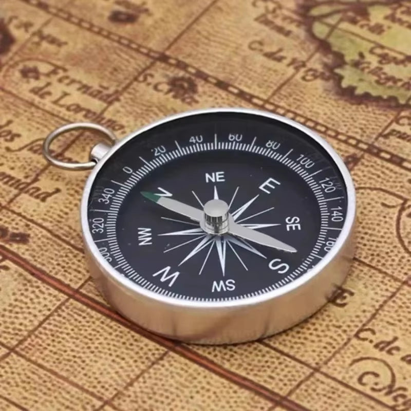 Compact Portable Compass with Key Ring - Your Ultimate Navigation Companion for Camping and Hiking Adventures