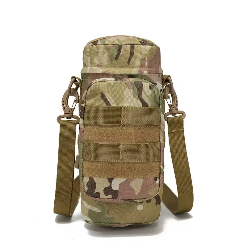 Tactical Molle Water Bottle Pouch Airsoft Kettle Waist Bags Hunting Climbing Hiking Outdoor Water Bottle Bag
