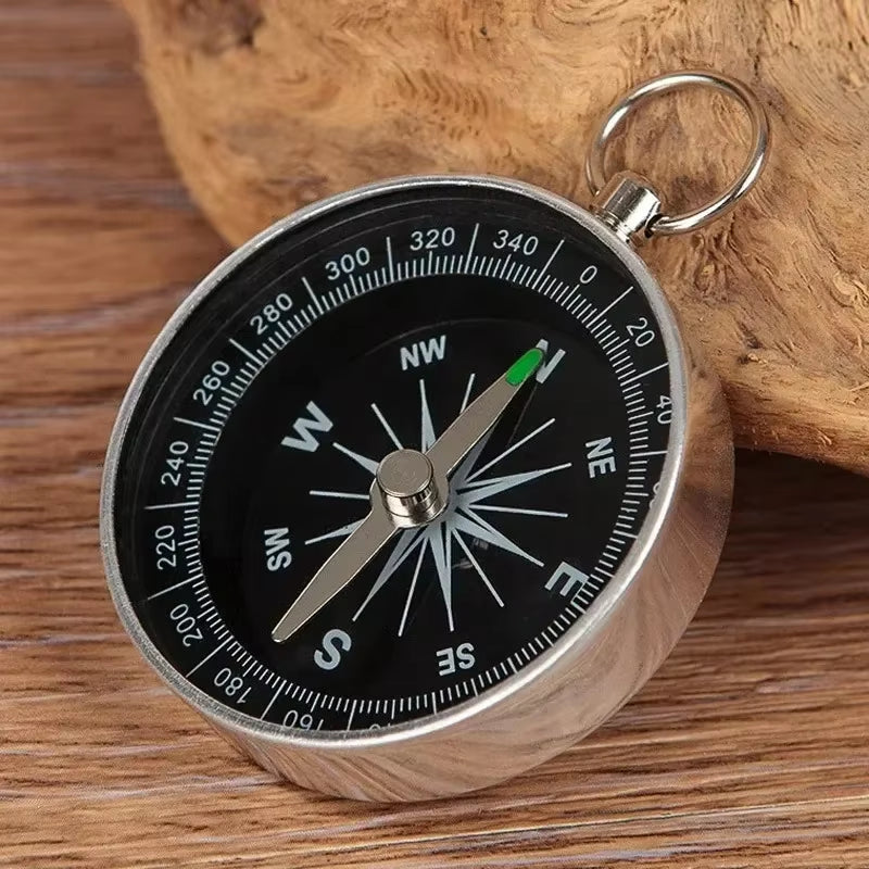 Compact Portable Compass with Key Ring - Your Ultimate Navigation Companion for Camping and Hiking Adventures