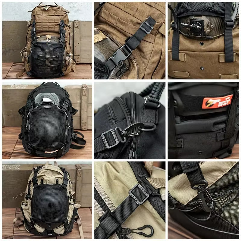 Versatile Tactical Helmet Bag - Multi-Purpose MOLLE Storage Pouch for Hunting and Airsoft Gear