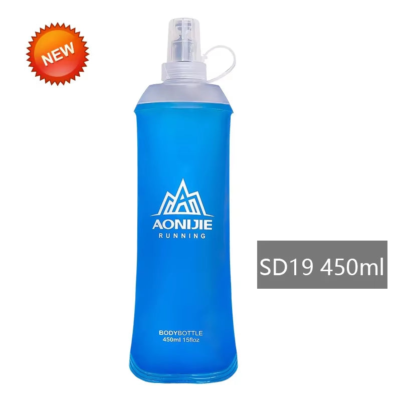 Stay Hydrated on the Go with AONIJIE SD09/SD10 Soft Flask Water Bottle - Lightweight, Collapsible and Perfect for Running, Hiking, and More!