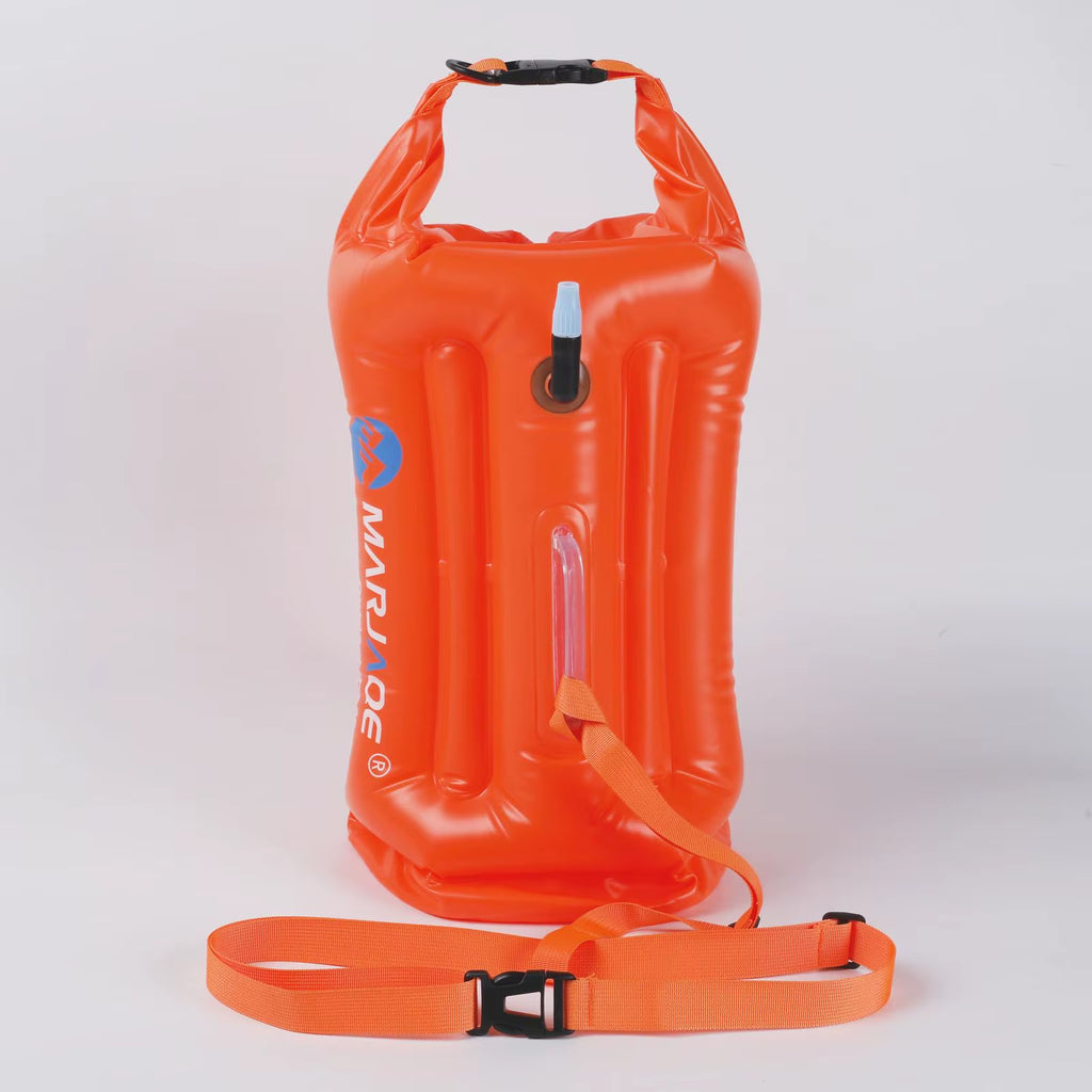 20L Inflatable Swim Buoy - Ultimate Safety Float for Open Water Swimming, Kayaking & More!