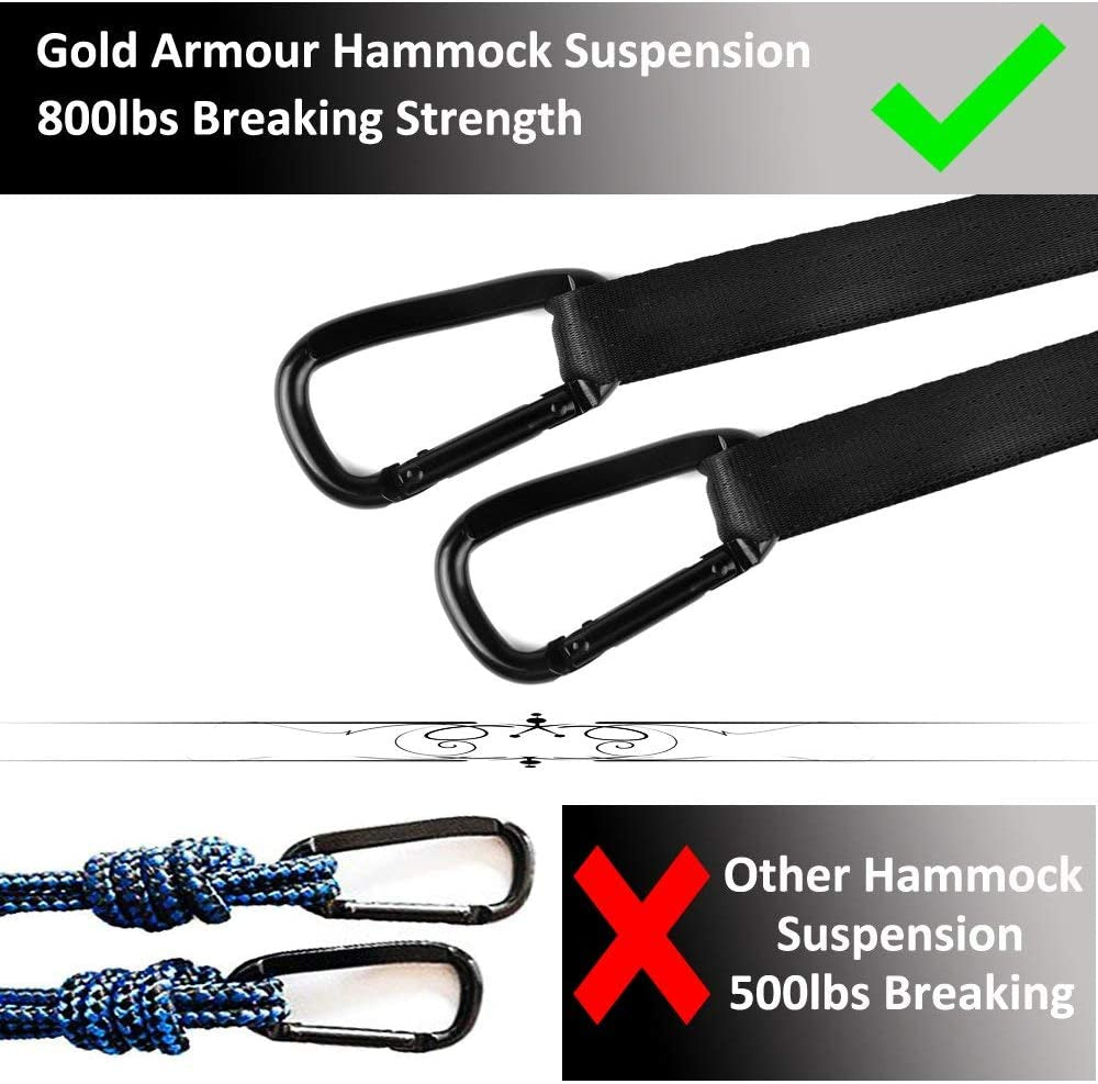 Experience Ultimate Relaxation with Our Portable Light Blue & Grey Camping Hammock - Perfect for Outdoor Adventures and Indoor Chill Time!