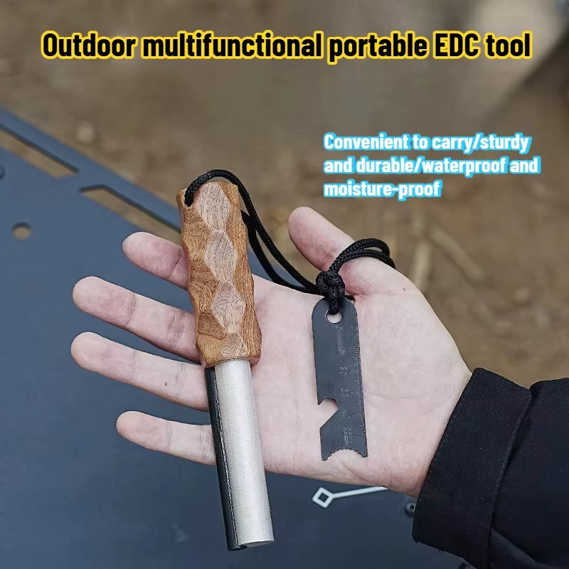 Ultimate Magnesium Fire Starter Tool - Your Essential Companion for Camping and Emergency Situations