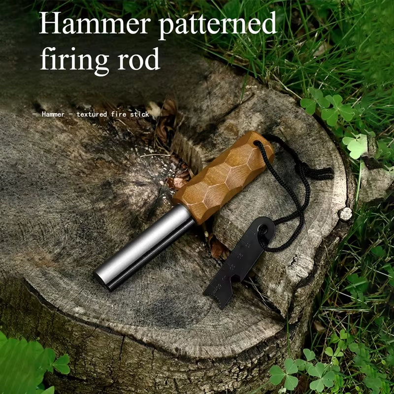 Ultimate Magnesium Fire Starter Tool - Your Essential Companion for Camping and Emergency Situations