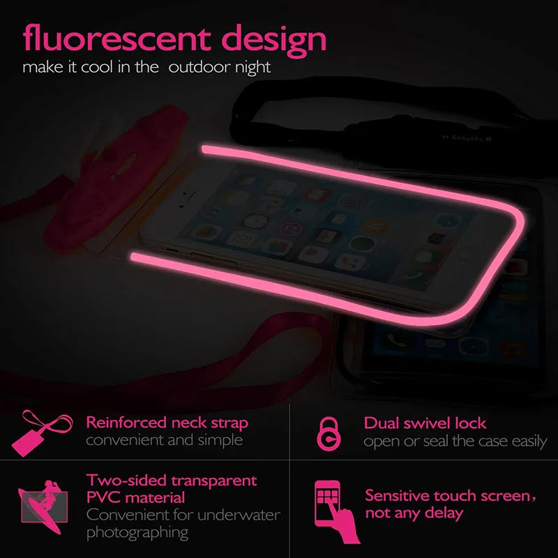 Ultimate Waterproof Phone Pouch with Floatation & Lanyard for Adventurers