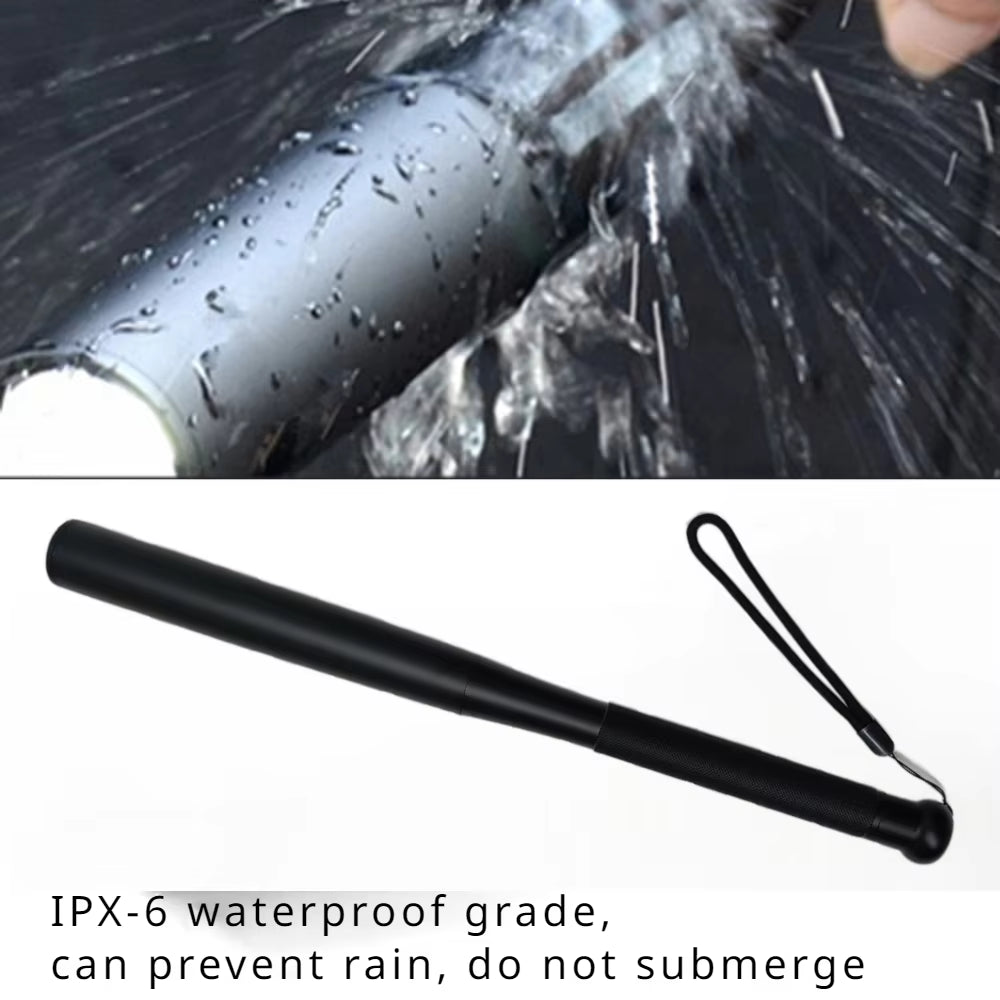 Self Defense Flashlight Stick LED Waterproof Baseball Bat Aluminium Alloy Torch for Emergency Self Defense anti Riot Equipment