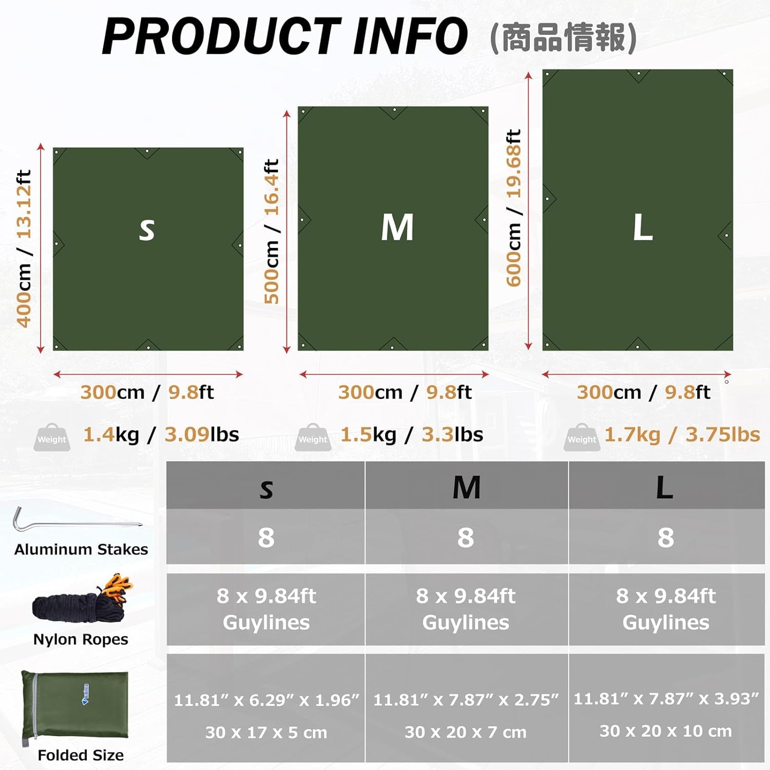 Ultimate Waterproof Camping Tarp & Hammock Rain Fly - Versatile Ground Cloth & Sunshade for Outdoor Adventures, Beach Days, and Picnics