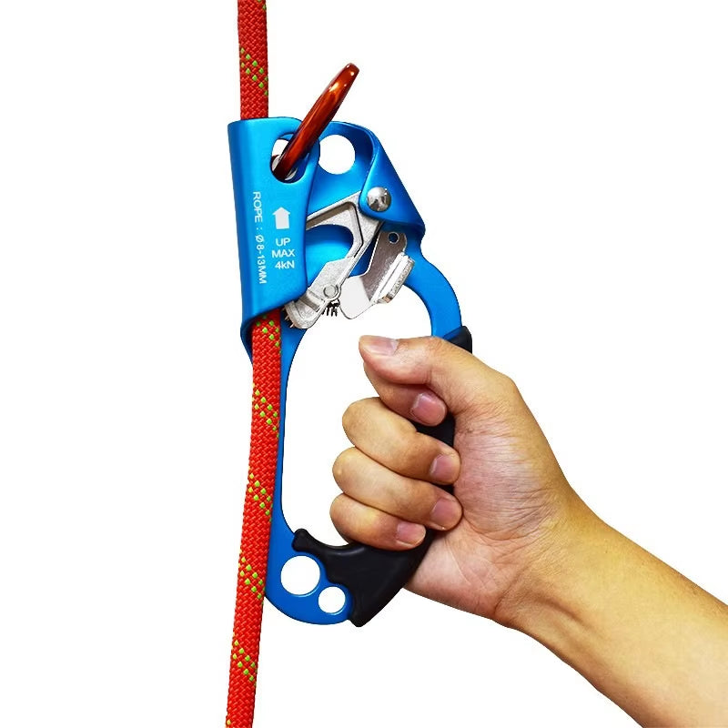 Elevate Your Climbing Game with the Premium Rock Climbing Hand Ascender - Ultimate SRT Device for Left & Right-Handed Mountaineers