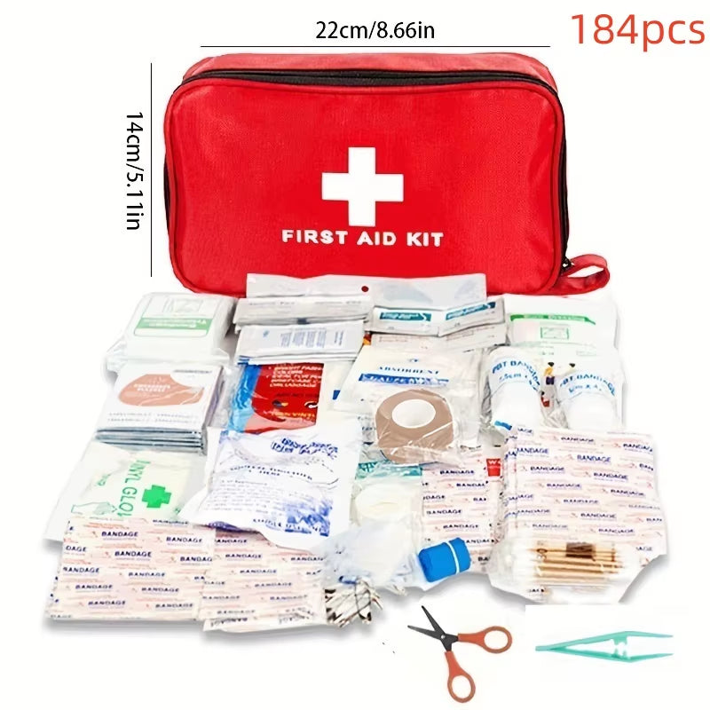Essential Multi-Purpose First Aid Kit: Your Go-To Portable Medical Solution for Home and Outdoor Adventures