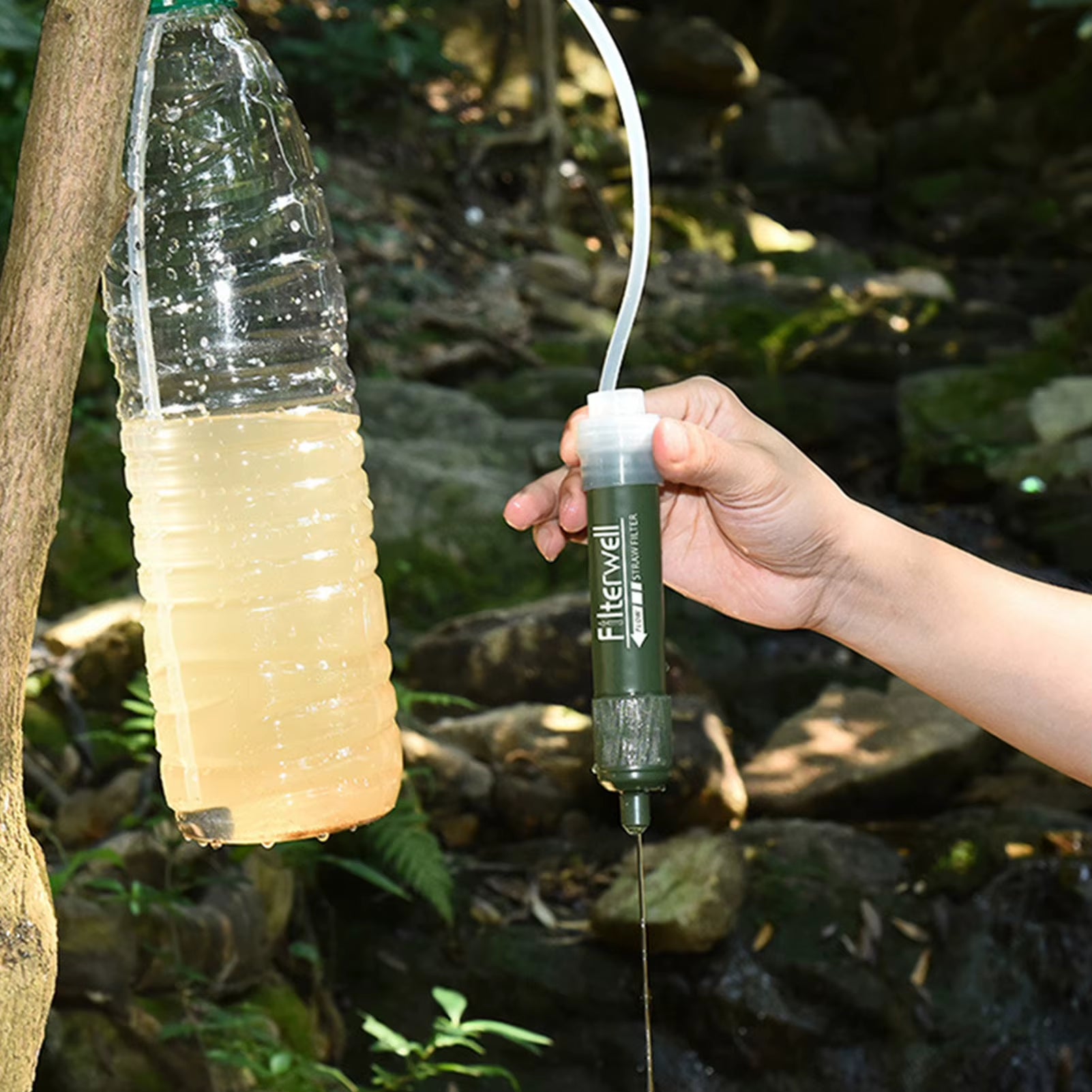 Ultimate Survival Water Filter - 0.01 Micron Personal Water Filter for Emergency Camping and Hiking Adventures