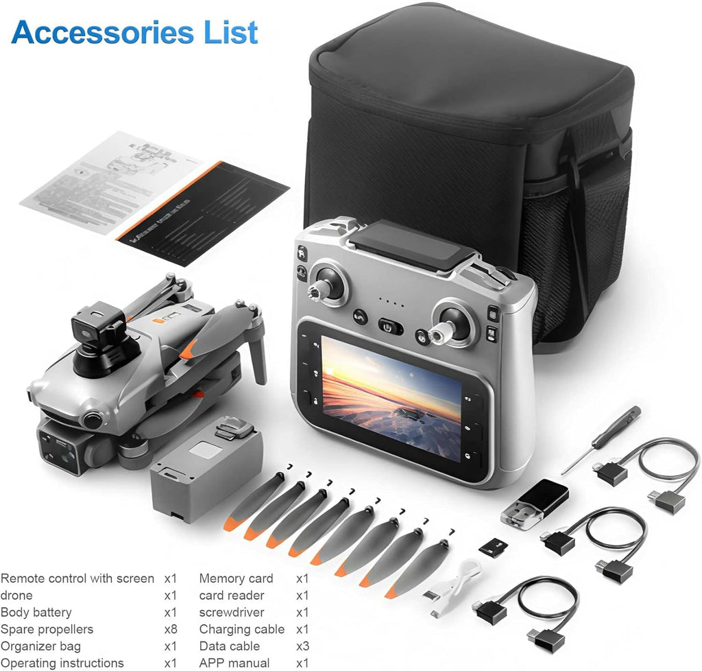 Unleash Your Creativity with the S119 4K GPS Drone - Dual Camera, 50-Minute Flight Time, and Intelligent Obstacle Avoidance for Stunning Aerial Photography