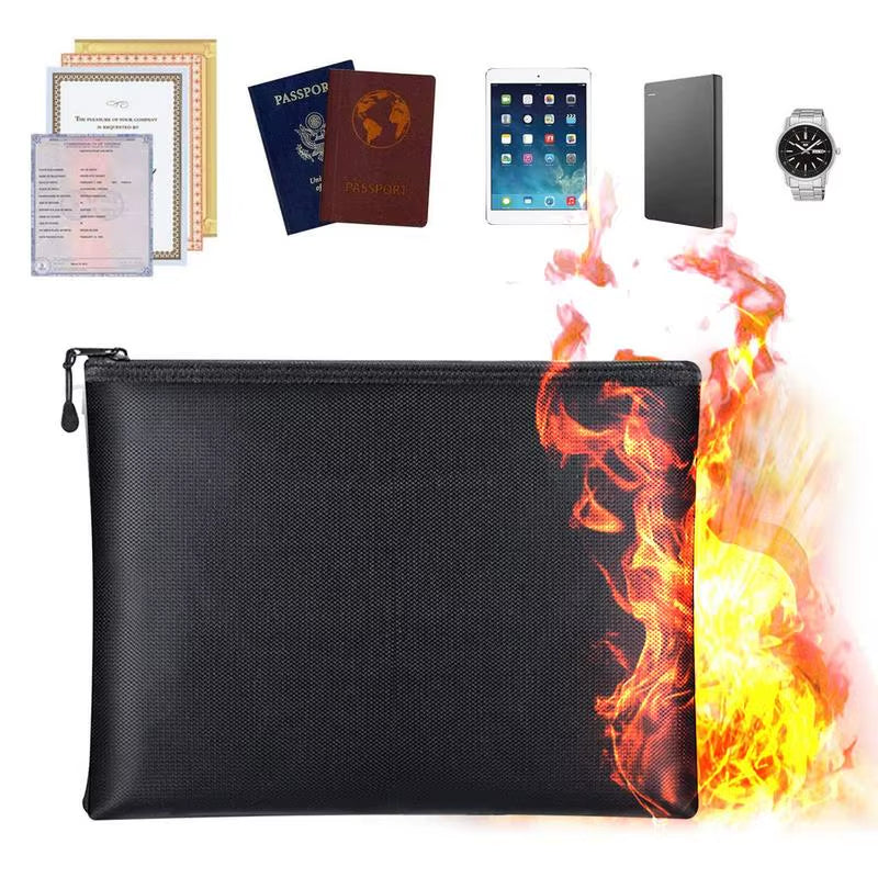 Ultimate Fireproof & Waterproof Document Envelope - Secure Your Valuables with Style in S/M/L Sizes