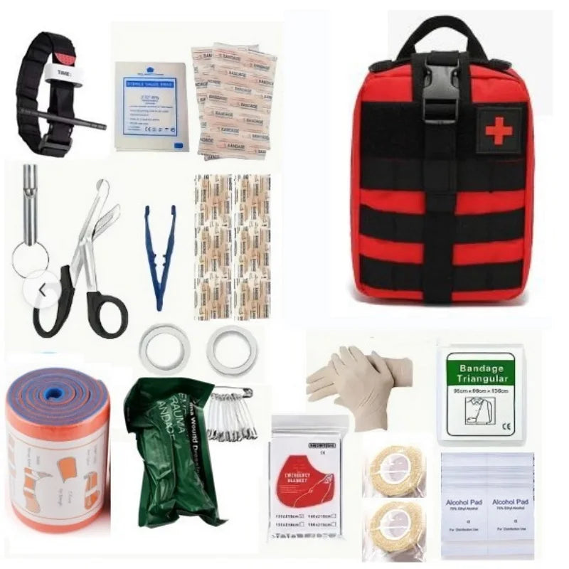 Ultimate Professional Outdoor Camping First Aid Kit Backpack - Your Essential Emergency Companion for Hiking, Camping, Boating, and Travel Adventures