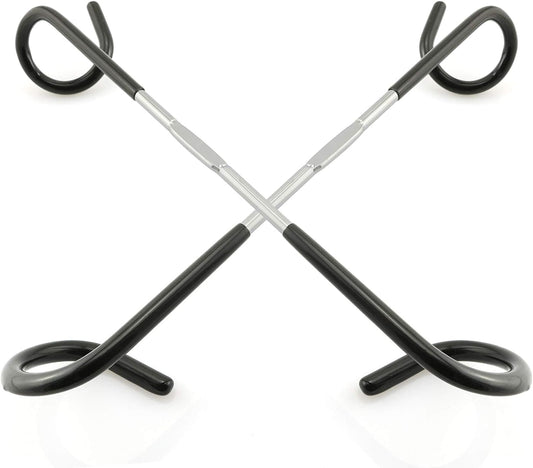 Elevate Your Outdoor Experience with 2Pcs Durable 26Cm Camping Light Hooks - Perfect for Lanterns and Gear!