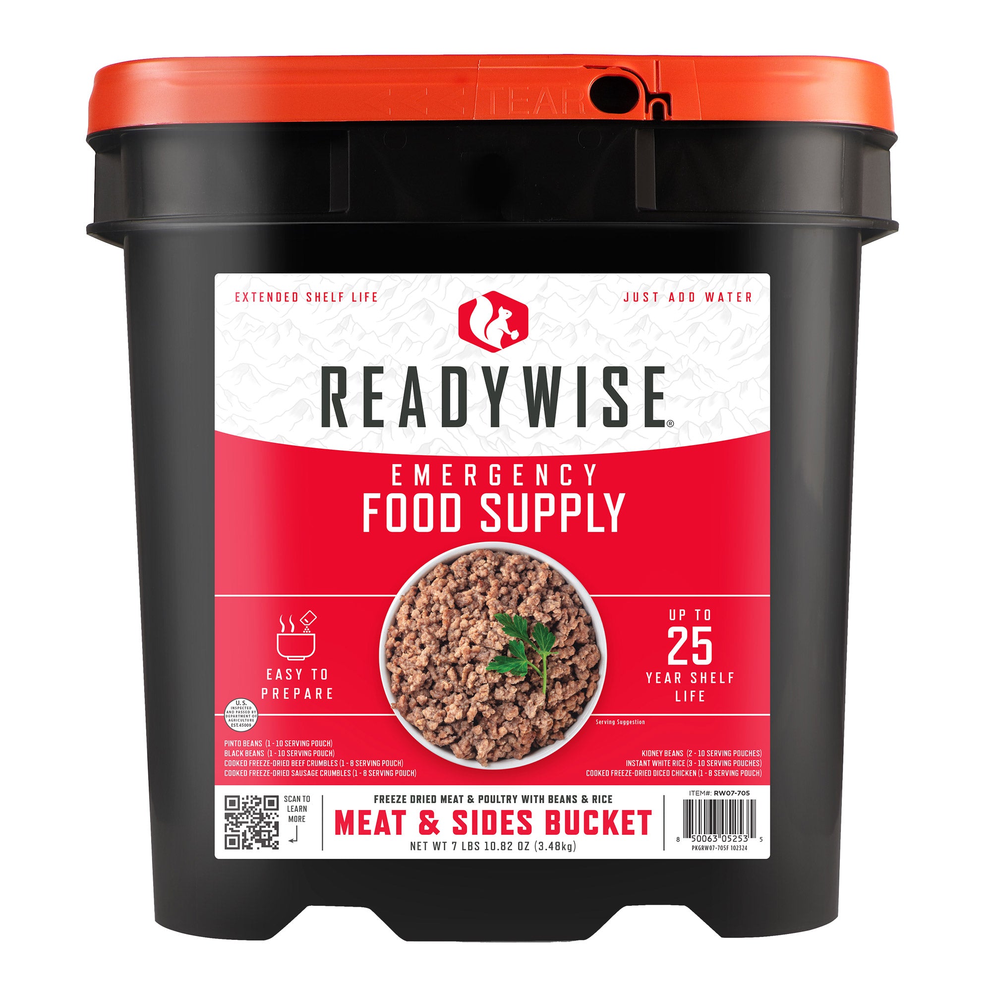 Ultimate 94 Serving Emergency Protein Bucket – Be Prepared with Delicious Meals Anytime!