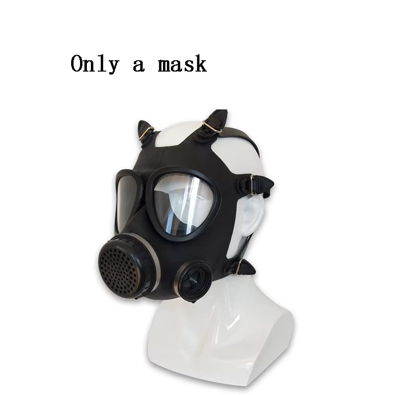 87Type Full-Face Respirator Mask - Chemical & Dust Protection with Anti-Radiation Filter Accessory