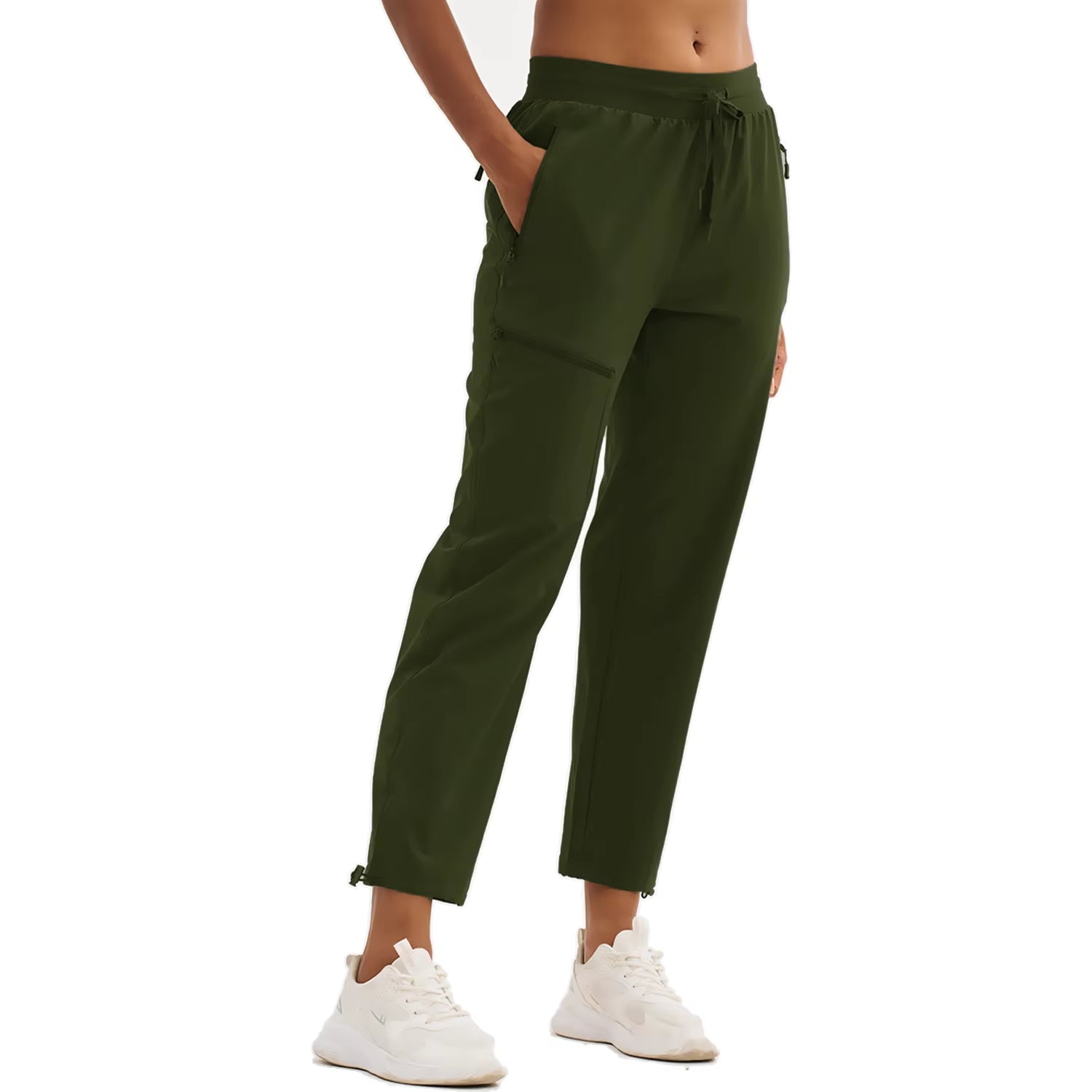 Elevate Your Outdoor Adventures with Women's Quick-Dry Hiking Pants - UPF 50 Cargo Style with Secure Zipper Pockets for Ultimate Comfort and Protection