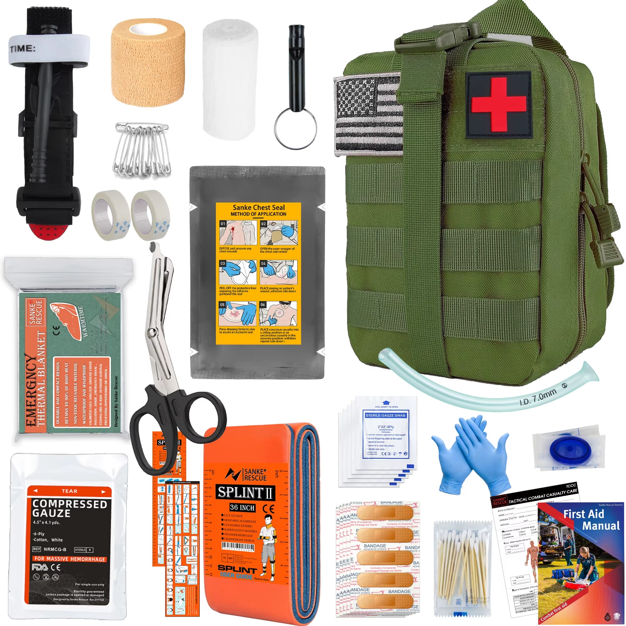 Ultimate Survival Gear: Molle System First Aid Kit for Outdoor Adventures, Hiking, and Emergency Preparedness
