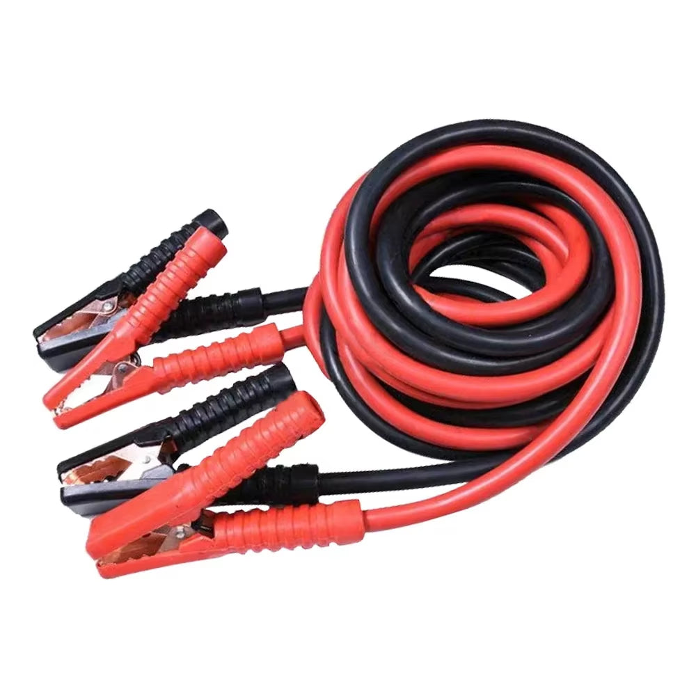 Power Up Your Ride with Ultimate Heavy Duty 2000A Jumper Cables - 4M Booster for Trucks, SUVs, and Vans - Reliable Emergency Jump Start with Secure Alligator Clips