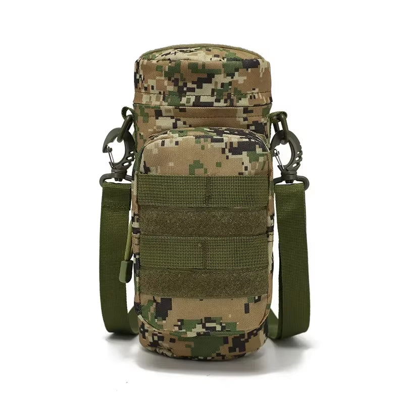 Tactical Molle Water Bottle Pouch Airsoft Kettle Waist Bags Hunting Climbing Hiking Outdoor Water Bottle Bag
