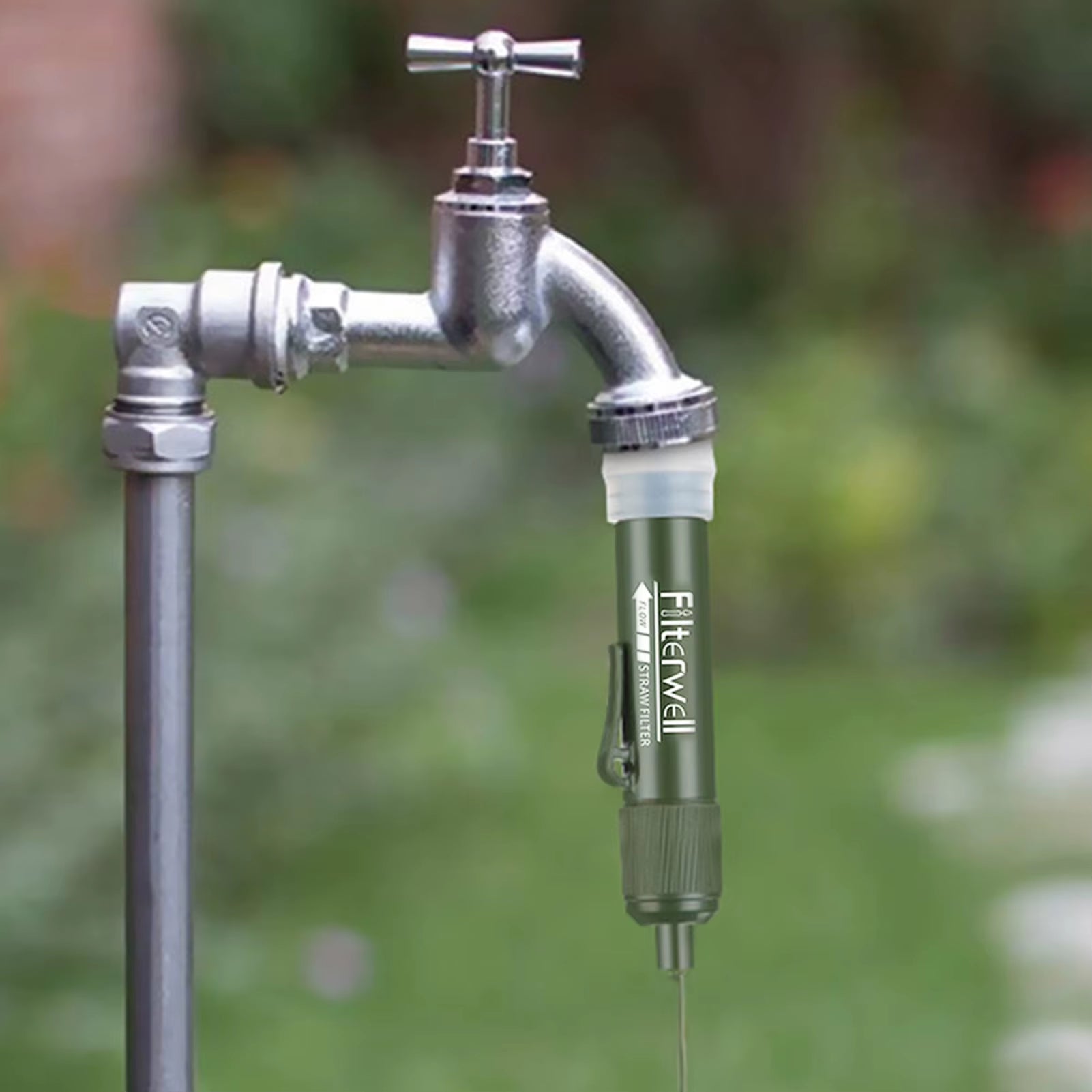 Ultimate Survival Water Filter - 0.01 Micron Personal Water Filter for Emergency Camping and Hiking Adventures