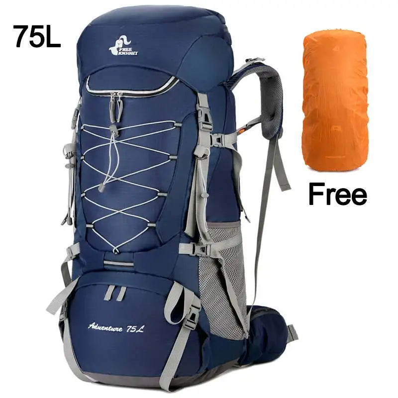 75L Versatile Outdoor Backpack with Free Rain Cover - Perfect for Camping, Climbing, and Trekking Adventures!