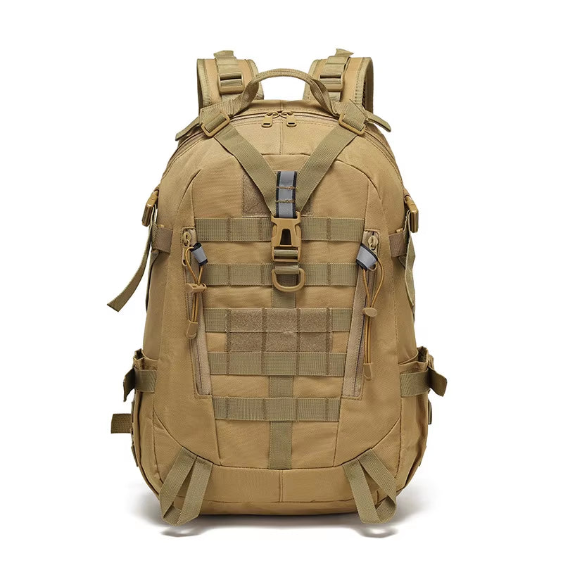 40L Tactical Reflective Backpack - Versatile Molle Camouflage Rucksack for Hiking, Camping, and Outdoor Adventures