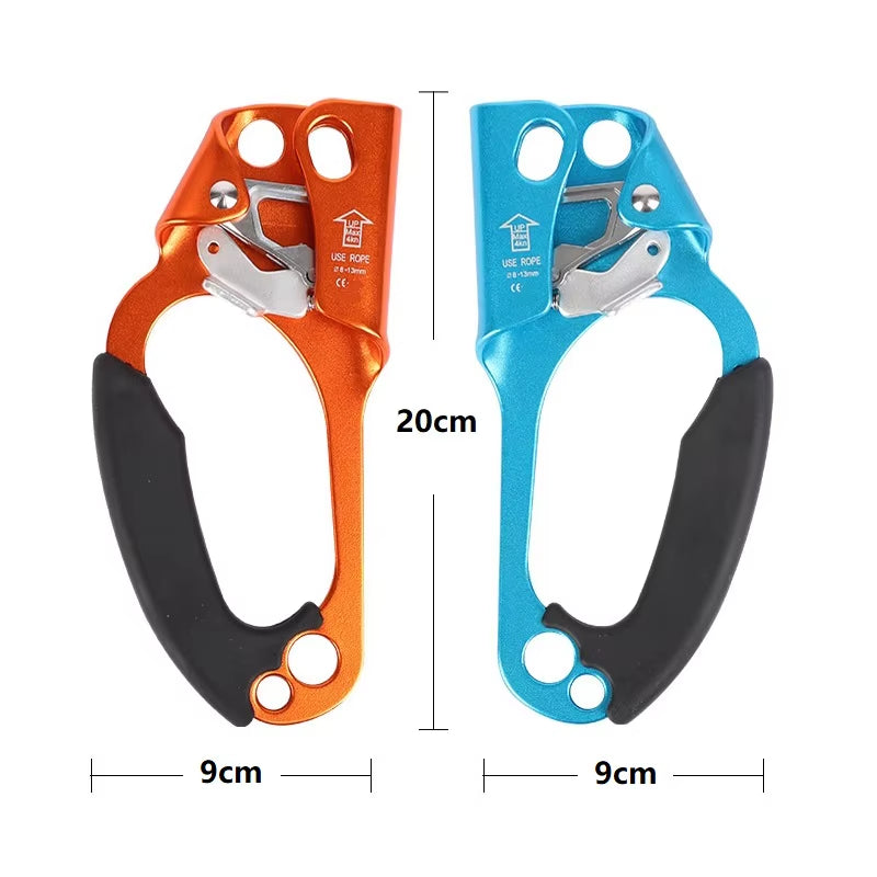 Elevate Your Climbing Game with the Premium Rock Climbing Hand Ascender - Ultimate SRT Device for Left & Right-Handed Mountaineers