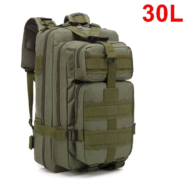 Ultimate 30/50L Tactical Backpack for Men - Your Go-To EDC Molle Pack for Hiking, Trekking, and Outdoor Adventures