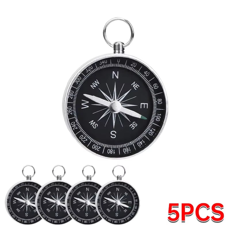Compact Portable Compass with Key Ring - Your Ultimate Navigation Companion for Camping and Hiking Adventures
