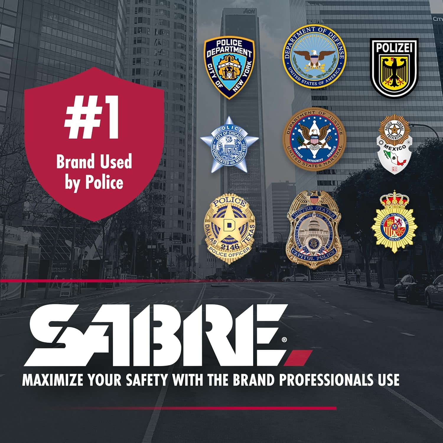 Ultimate 3-in-1 Personal Defense Spray - Max Strength Pepper Spray, Tear Gas & UV Dye with Quick-Access Belt Clip for Unmatched Safety