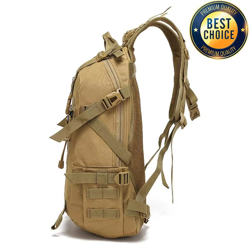 40L Tactical Reflective Backpack - Versatile Molle Camouflage Rucksack for Hiking, Camping, and Outdoor Adventures