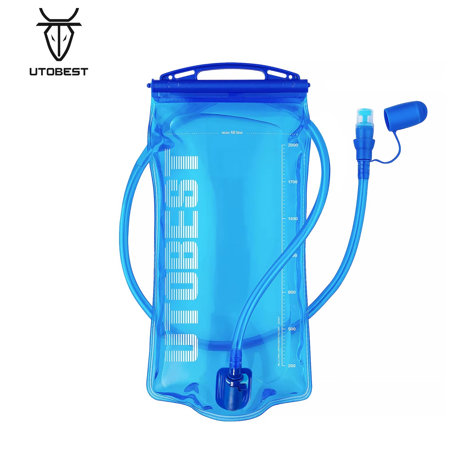 Stay Hydrated on Your Adventures with the UTOBEST BPA-Free Hydration Bladder - Perfect for Running, Cycling, and Hiking in 1L, 1.5L, 2L, and 3L Sizes