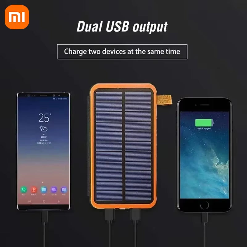 Xiaomi Waterproof Solar Power Bank - Ultimate Portable Charging Solution for Outdoor Adventures with USB Output